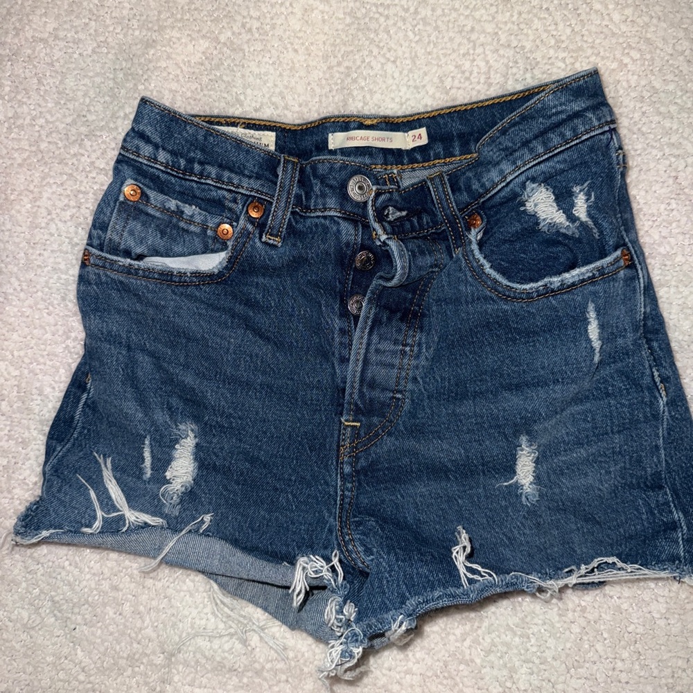 Levi's Classic Blue Jean Shorts